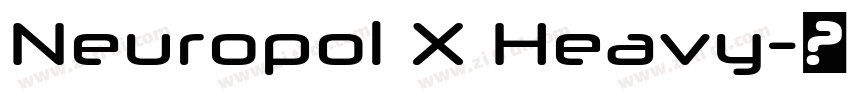 Neuropol X Heavy字体转换